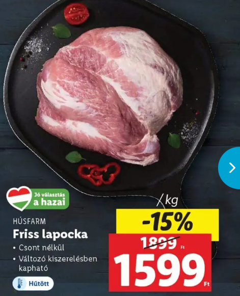 Lapocka akciós a Lidlben