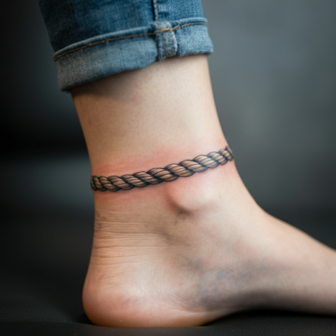 Rope Bracelet Tattoo