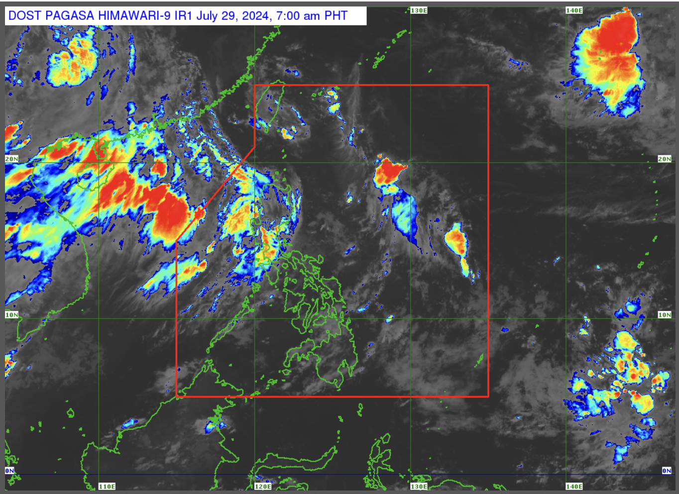 (Satellite photo from Pagasa) 