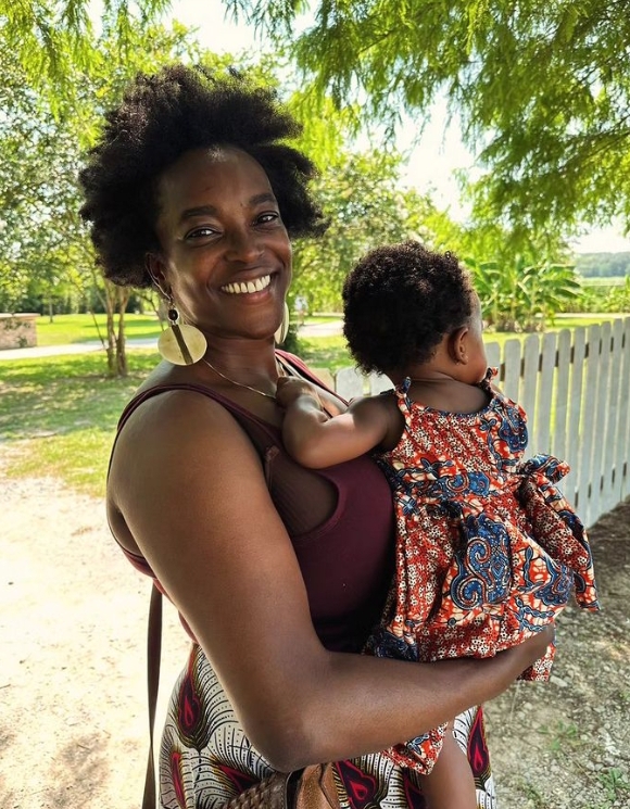 Wunmi Mosaku and Daughter Photo 