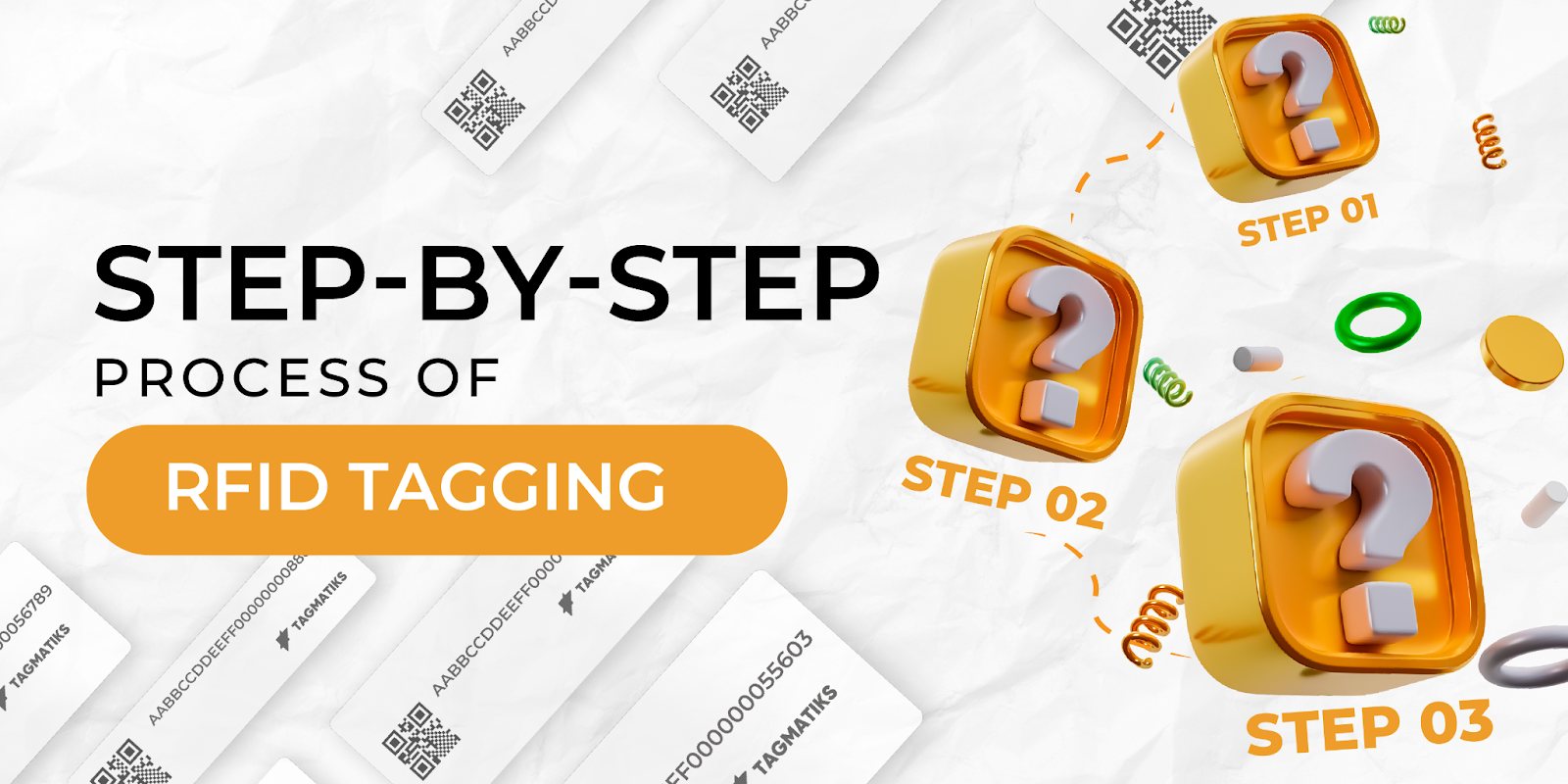 What is the step-by-step process of RFID tagging