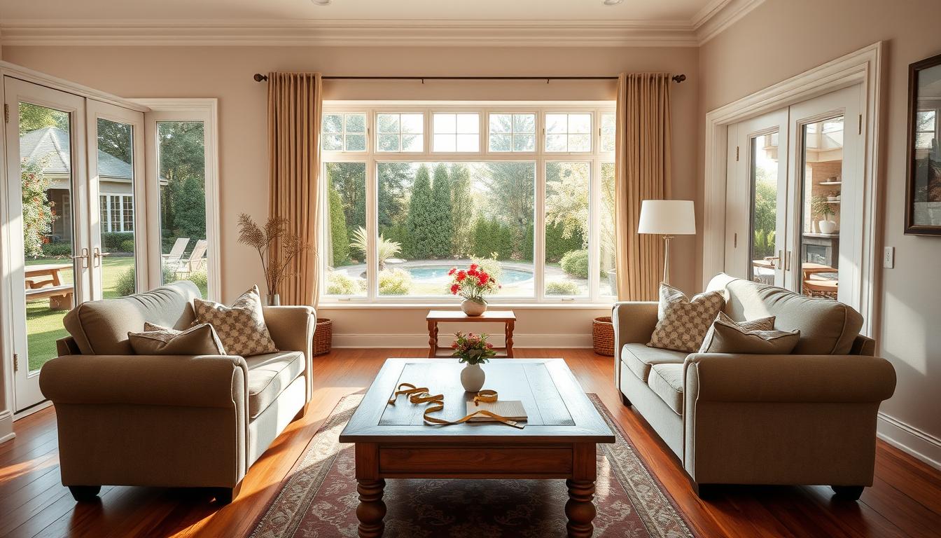 assessing living room space