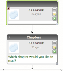 Node preceding the Question Node