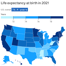 U.S. life expectancy dropped in 2021 ...