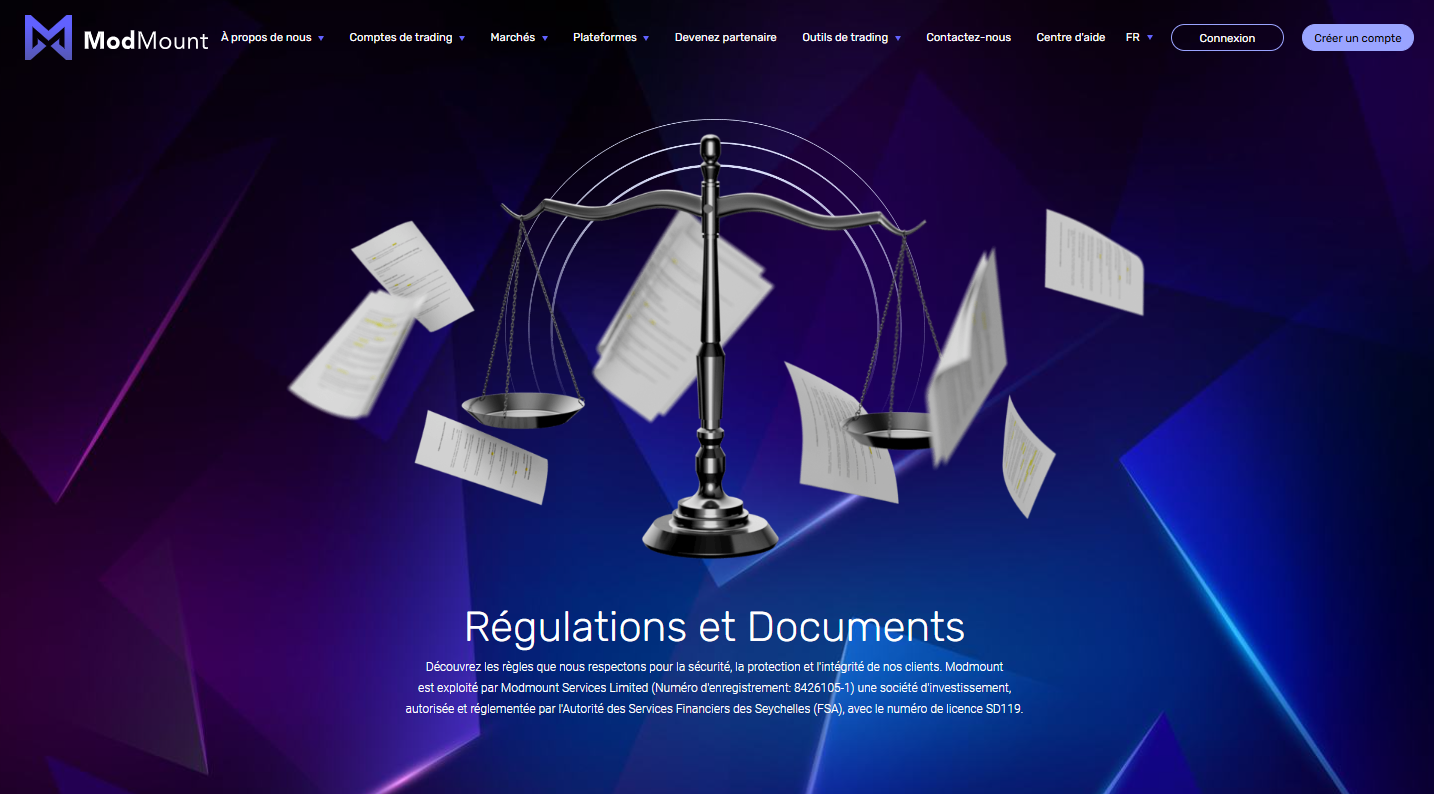 Visitez la page juridique de ModMount pour plus d'informations