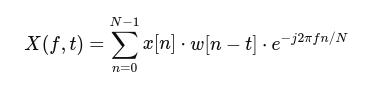 speech to speech - Short-Time Fourier Transform - STFT