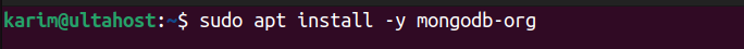 Install MongoDB on Ubuntu CLI