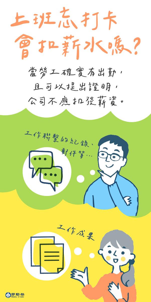 忘記打卡算曠職？雇主人資應落實紀錄出勤，不能隨意扣薪！-出勤紀錄
