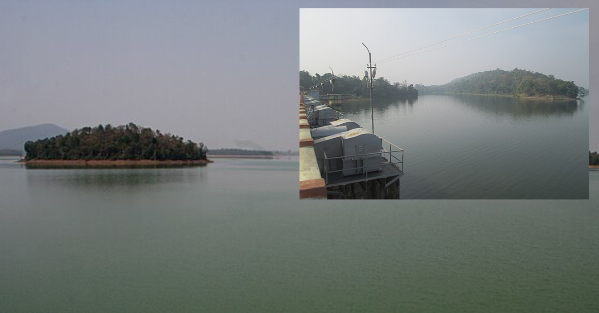 Kinnerasani Dam
and filled with water