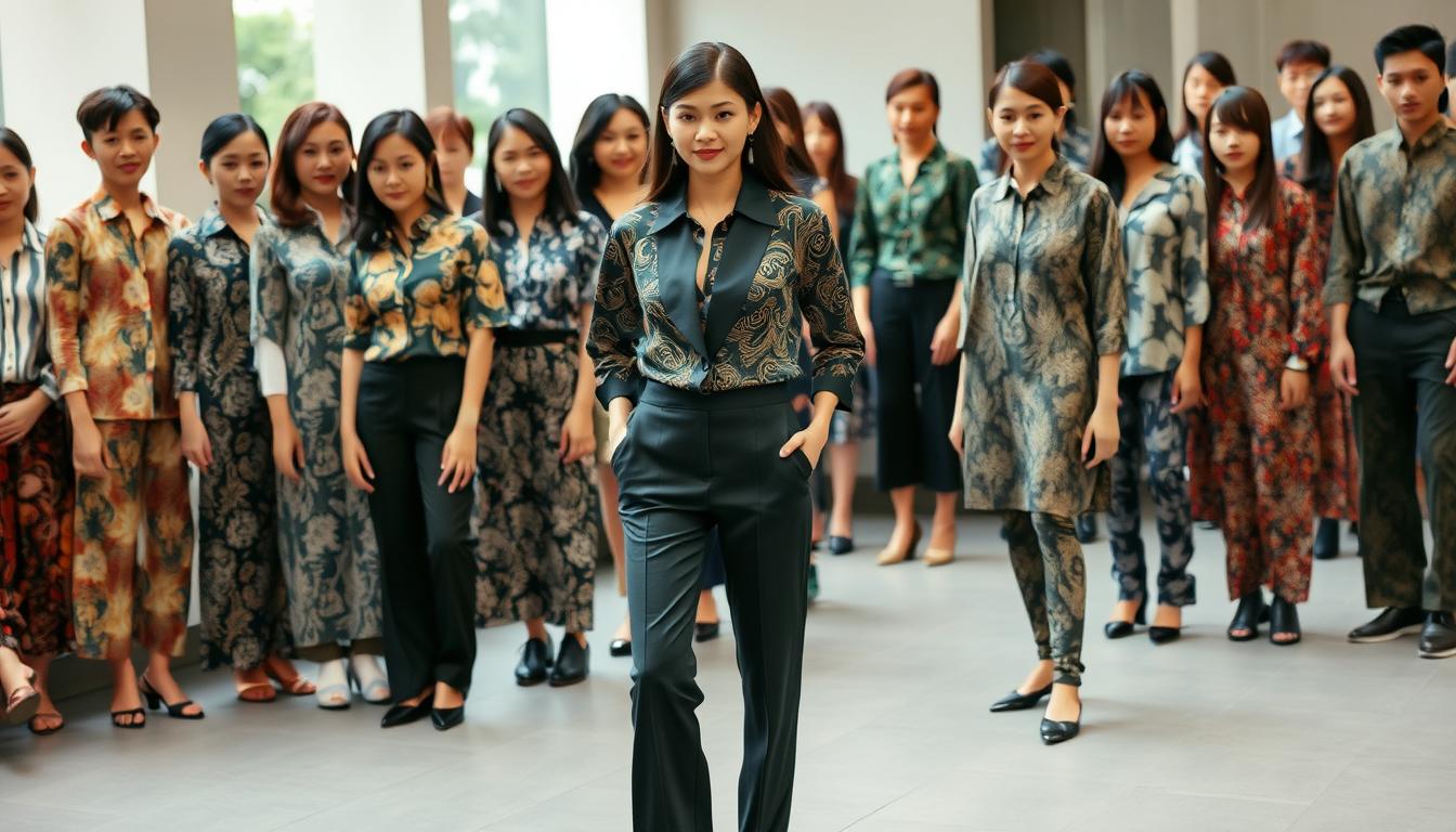 modern batik outfits