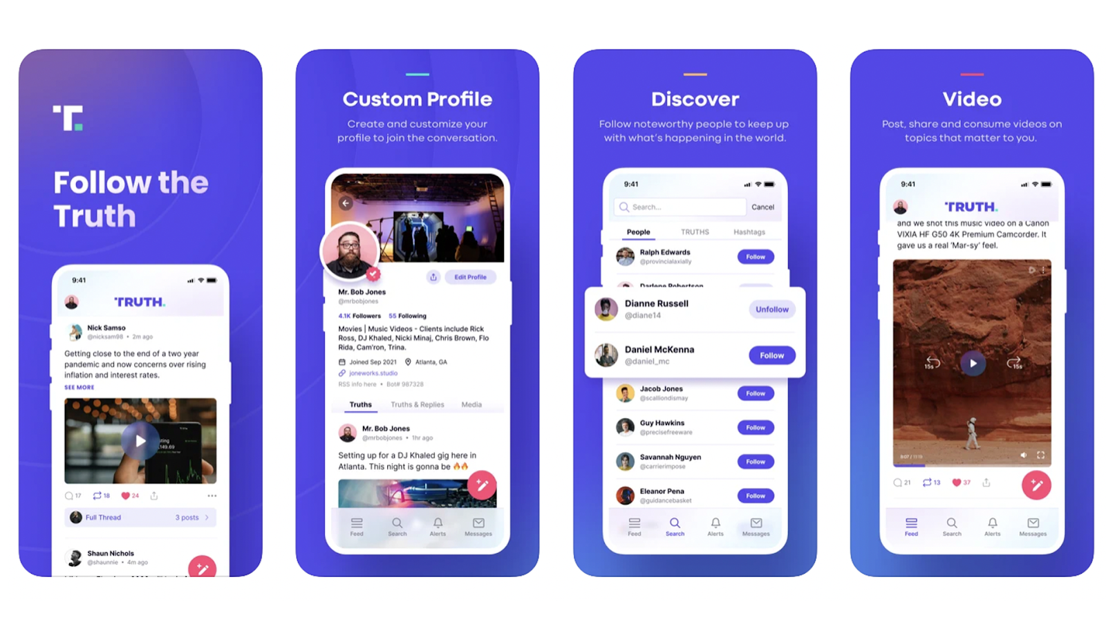 Truth Social Platform Interface