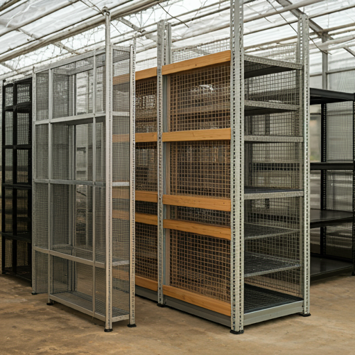 Types of Greenhouse Shelving