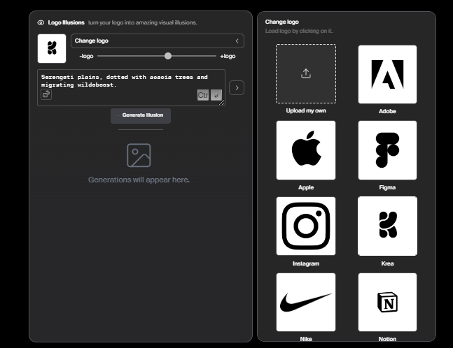 Logo Illusion By Krea AI