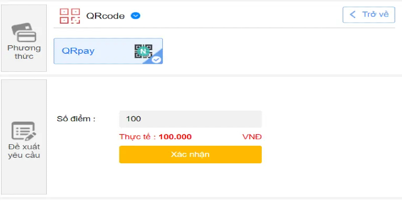 Khách hàng thanh toán bằng QR code vô cùng tiện ích