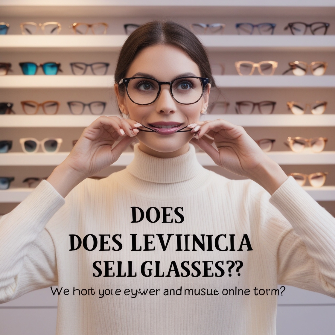 does levinicia sell glasses
