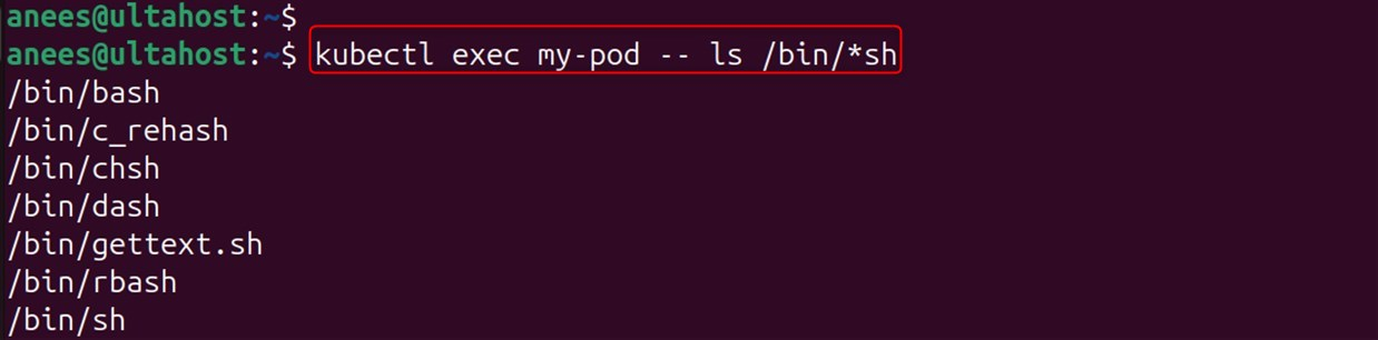 verify the shell
