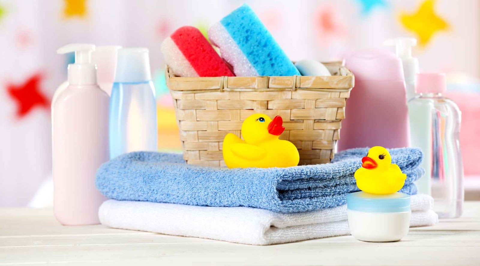 Newborn Baby Bath Essentials