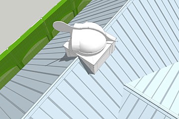 SmartDwelling II roof & vent hood