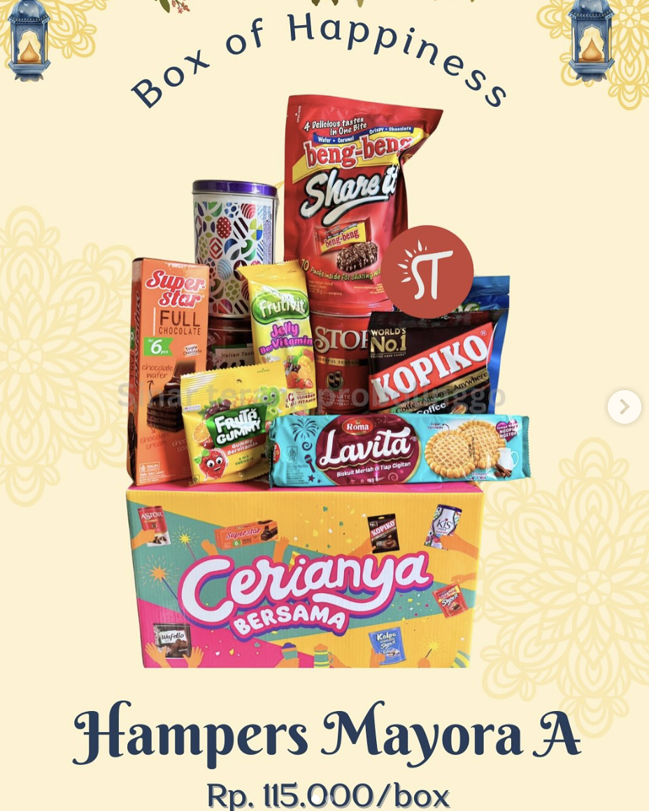 Hampers lebaran Mayora 2025