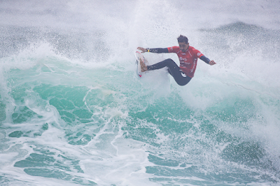 Samuel Pupo no EDP Ericeira Pro 2024 (Foto: WSL / Masurel)