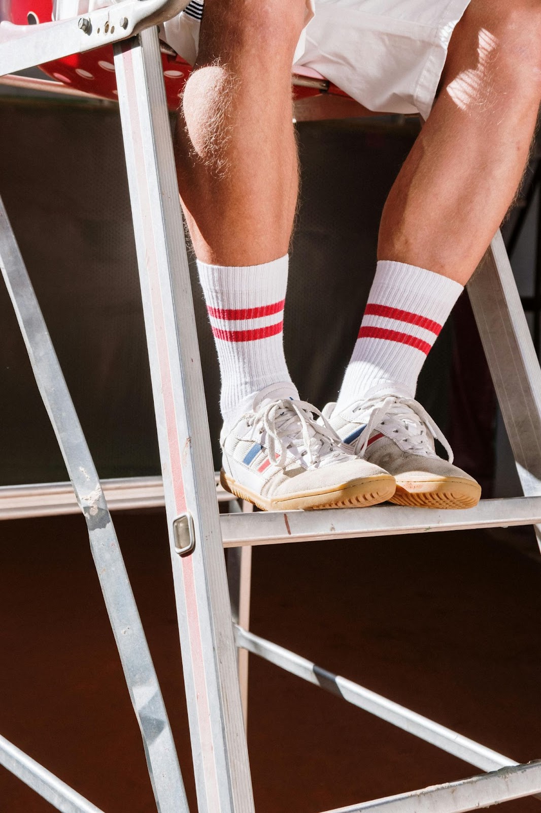 Lifeguard with Tennis Shoes