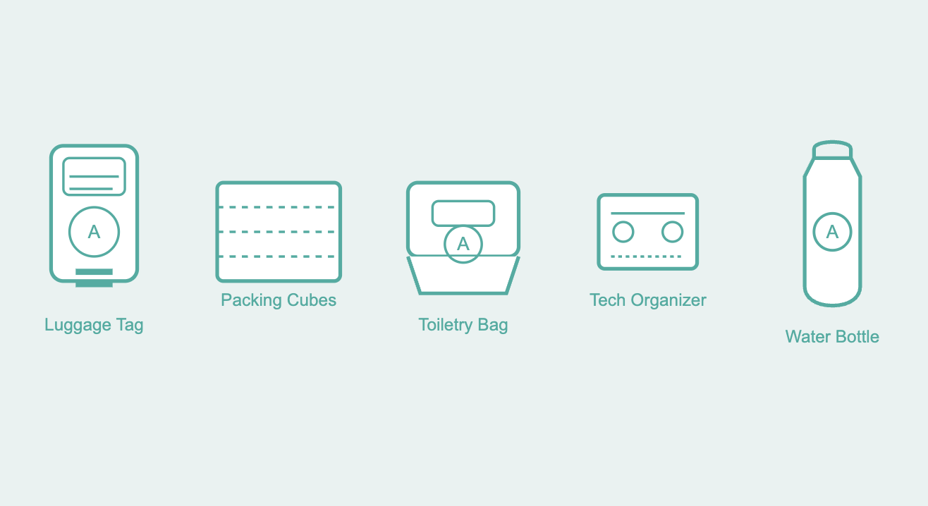 Travel Accessories Icons