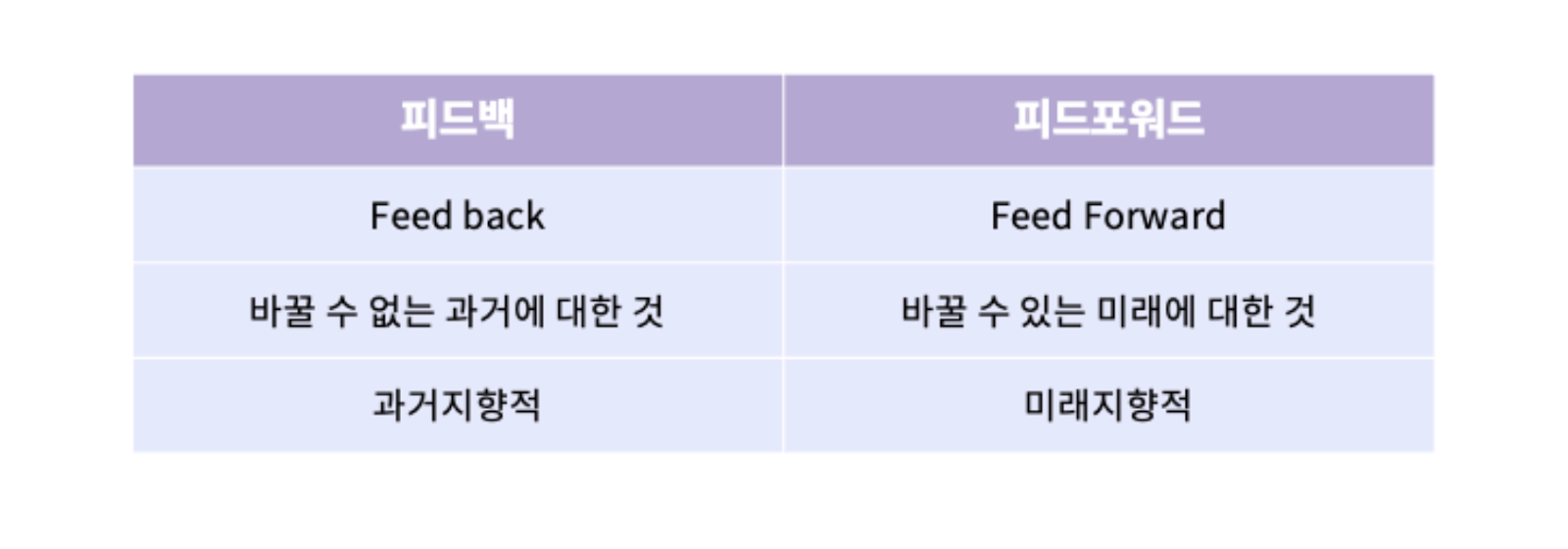 미래지향적 피드백