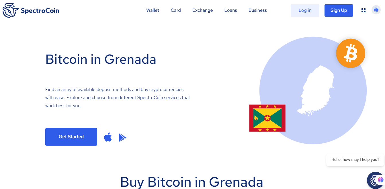 SpectroCoin homepage