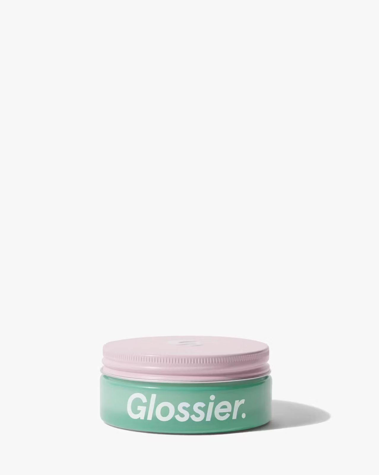 Glossier After Baume Moisture Barrier Recovery Cream in a sleek white jar, cruelty-free and vegan, designed to lock in moisture for 24 hours and soothe sensitive skin.