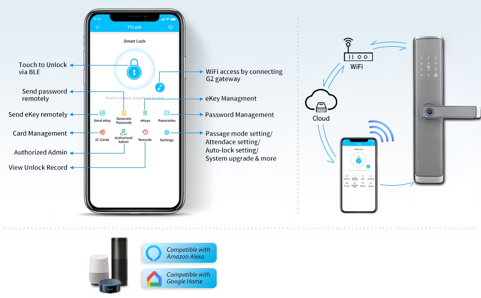 Tuya app and smart locks