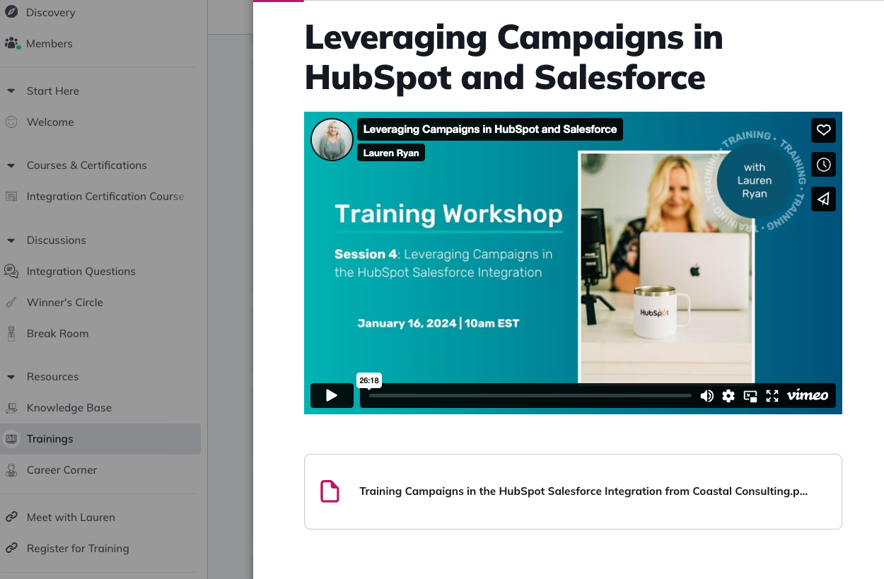 Learn how to use Campaigns in HubSpot and Salesforce