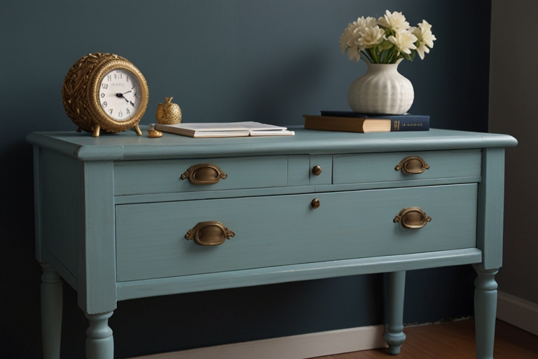 Brume Marine Chalk Paint Ideas for Desk