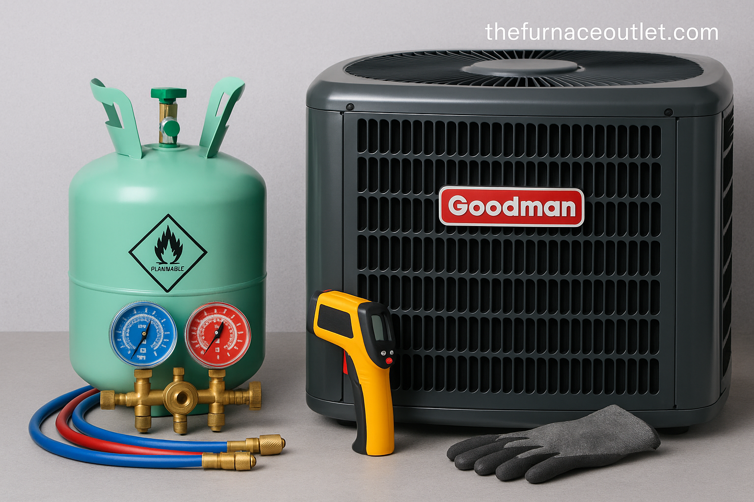 Goodman 3 Ton 15.2 SEER2 R32 air conditioner, representing the industry’s shift to efficient, low-GWP refrigerant systems.
