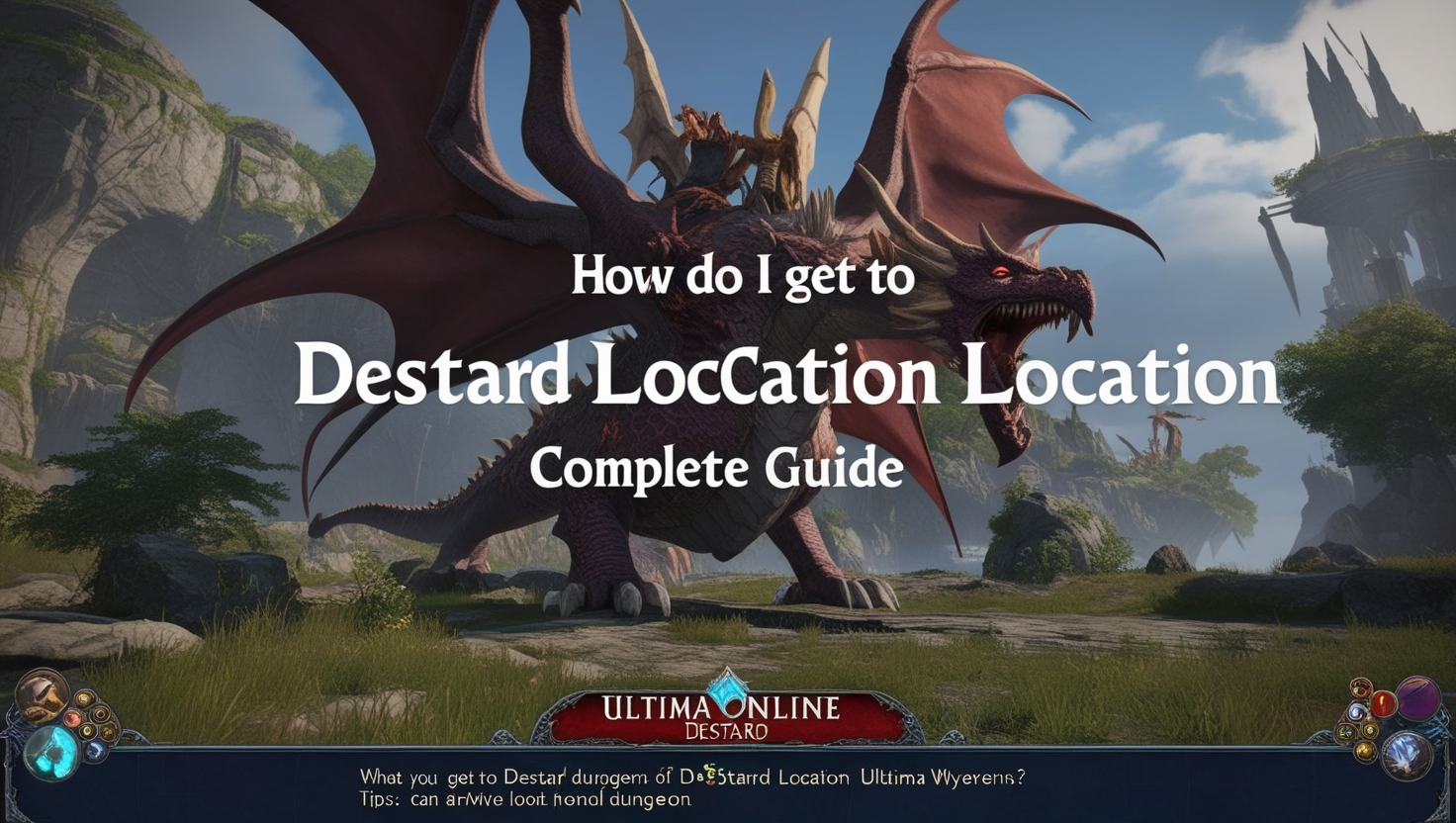 How Do I Get to Destard Location Ultima Online