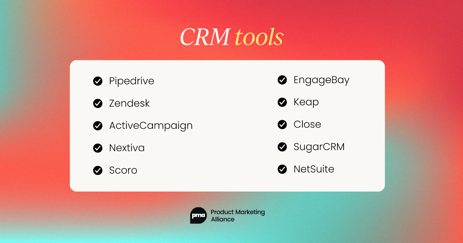 What kind of product marketing tools  do your competitors use (from 3 years of data)?