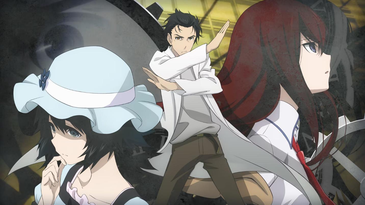 The Official Picture of Steins;Gate Elite featuring its characters—one of the best anime games on PS4.