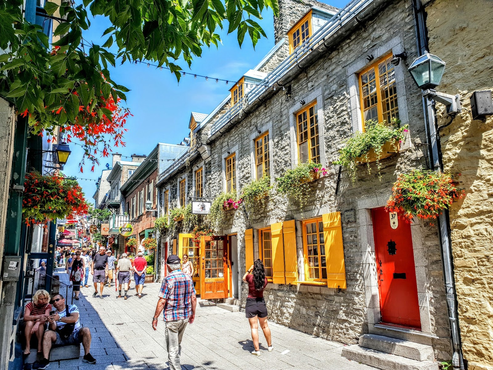 The charming streets of Old Quebec, a UNESCO World Heritage site known for its French-inspired architecture and rich culture.