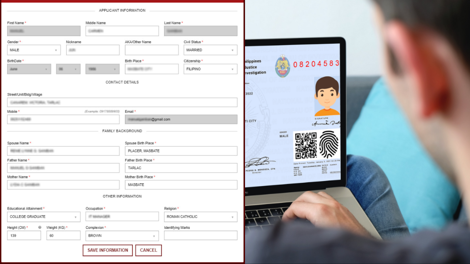process to fill renewal form