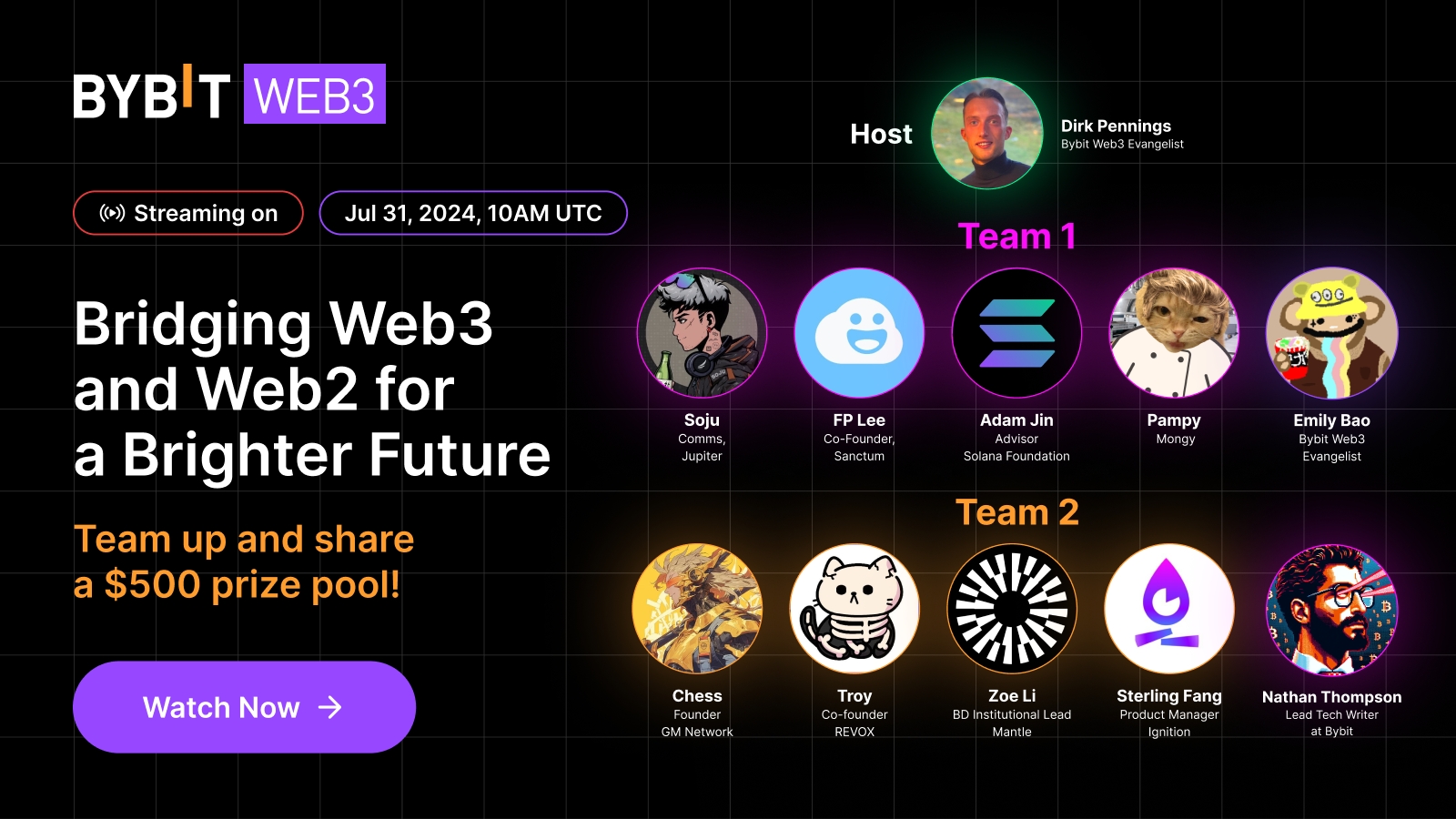 Bybit to Host Star-Studded Livestream to Explore Web3 Innovations