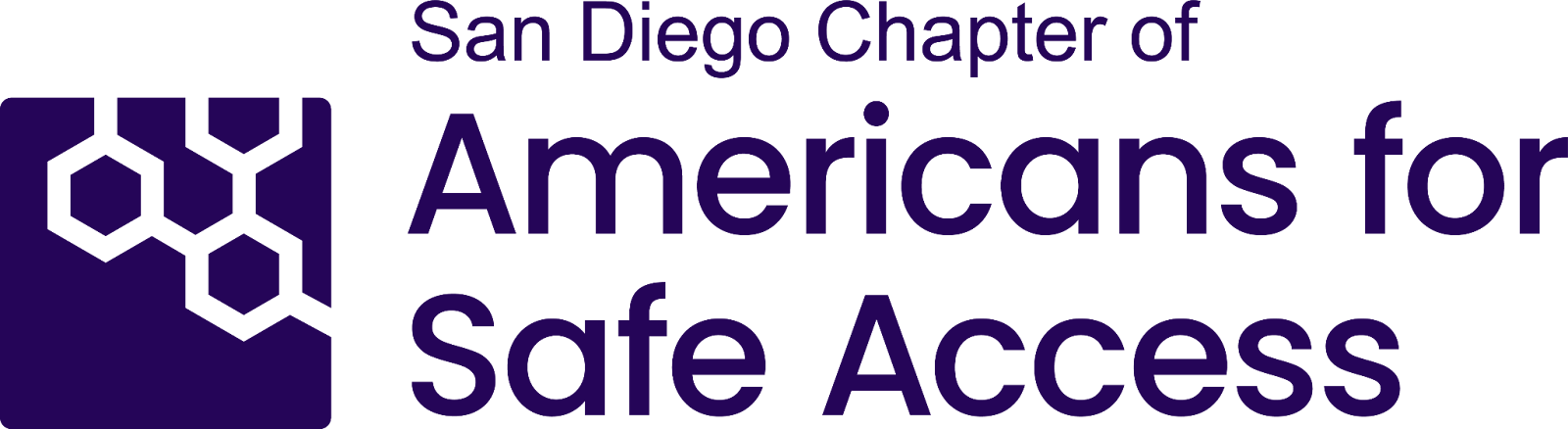 The San Diego Chapter of Americans for Safe Access logo