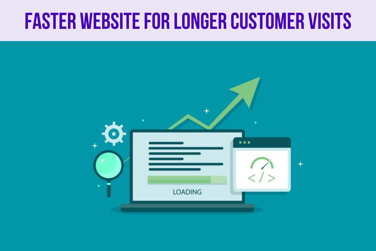 Faster website for longer customer visits