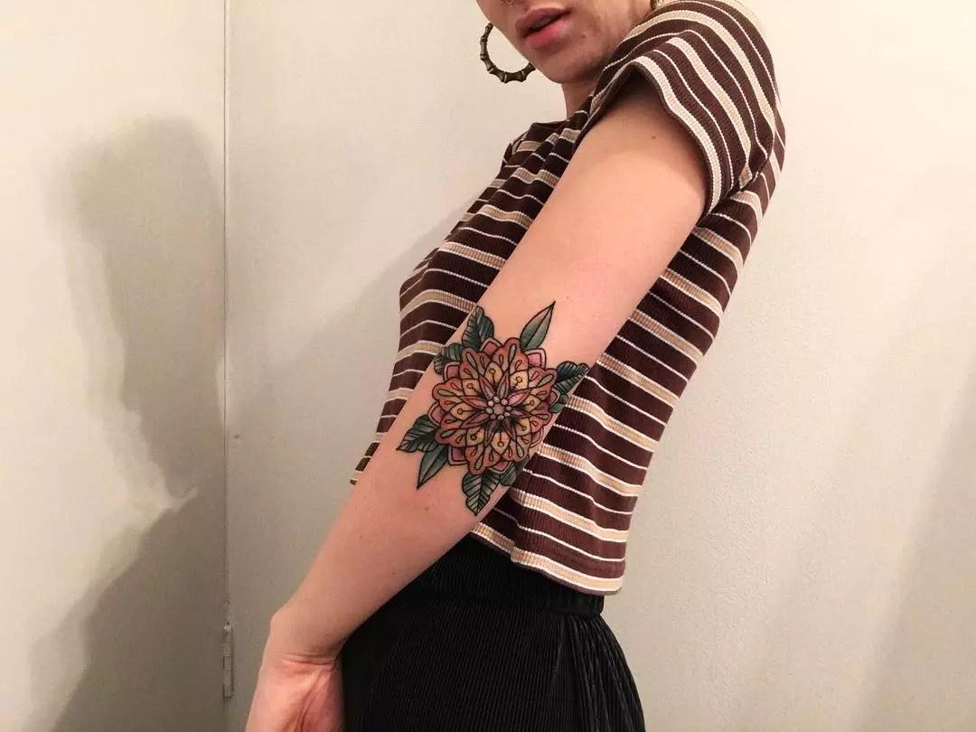 Elbow Tattoo Ideas Female