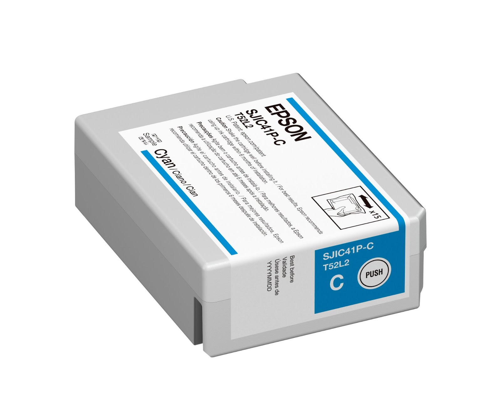  C4000 ink: cyan