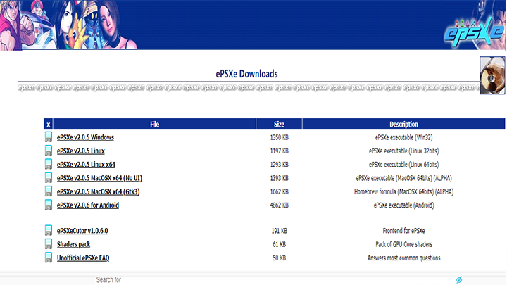 5 game emulators for PC--ePSXe
