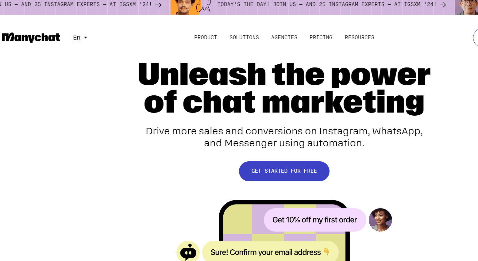 ManyChat AI - take tour from here.