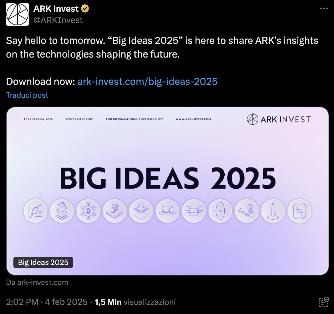 ark invest report big ideas 2025