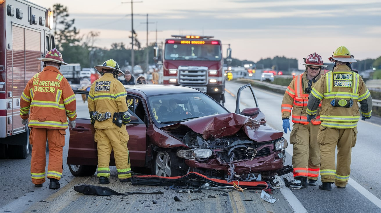 08/26/2024 Semi Accident I-85 Anderson County SC