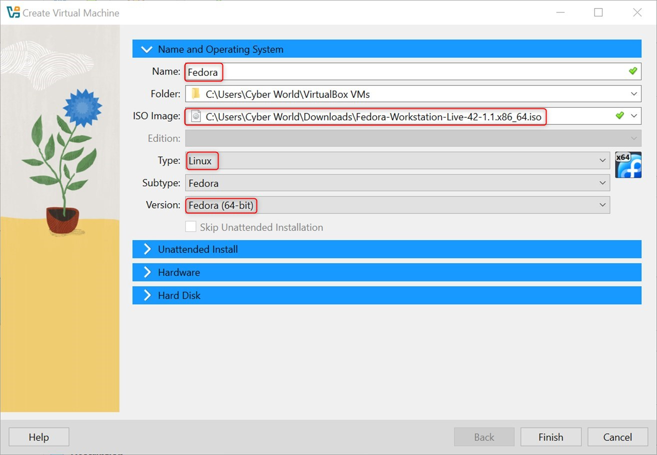 provide virtual machine details