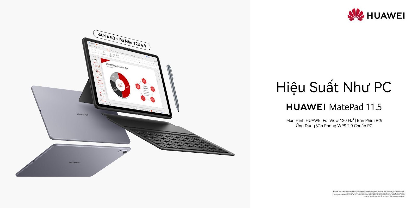 Huawei MatePad 11.5: Máy tính bảng mạnh mẽ kèm bàn phím rời, bút cảm ứng, giá 6,3 triệu đồng - AD 4nXeJTHarQuXQ