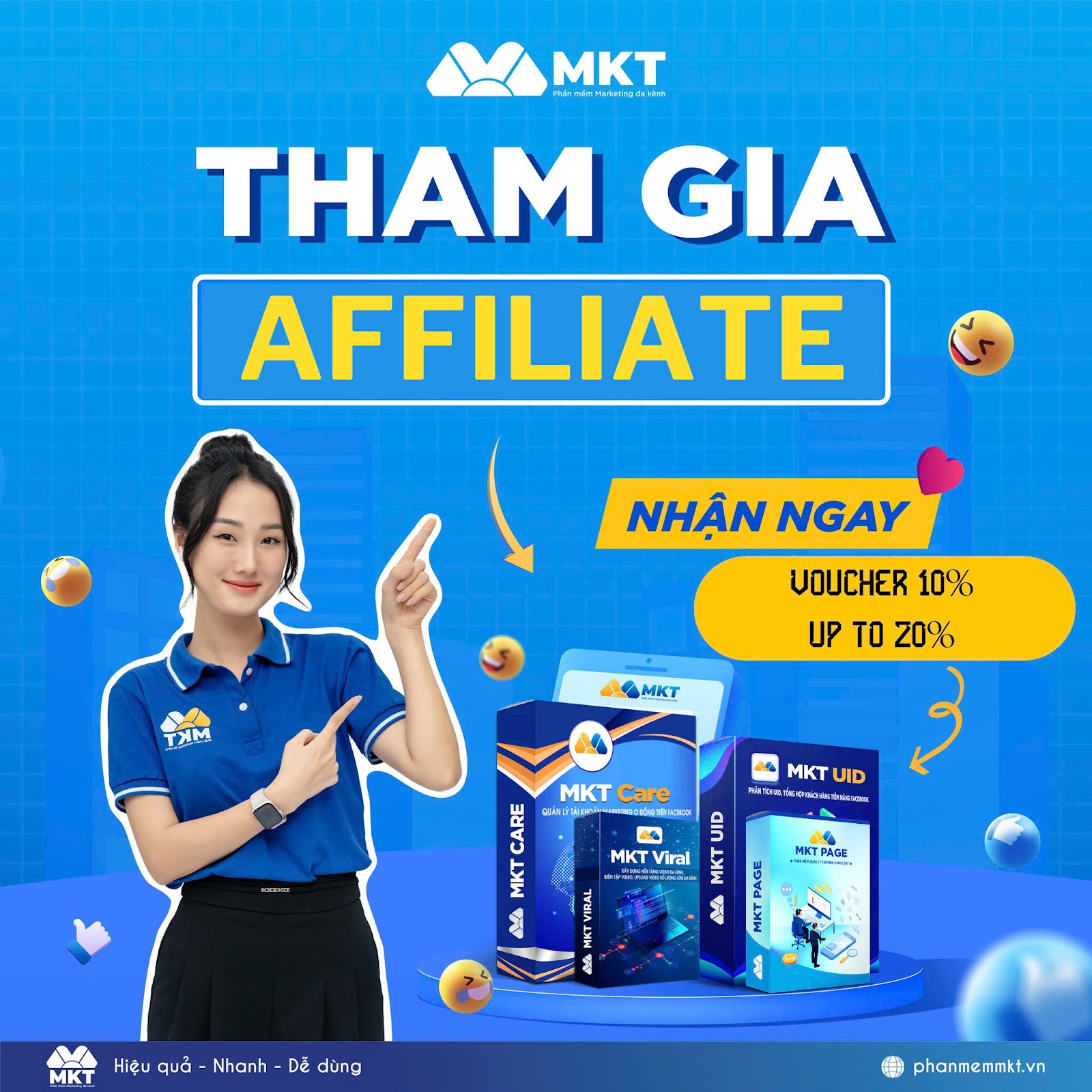 Tham Gia Affiliate Phần Mềm MKT – Rinh Ngay Quà Tặng Hấp Dẫn & Thu Nhập Khủng!